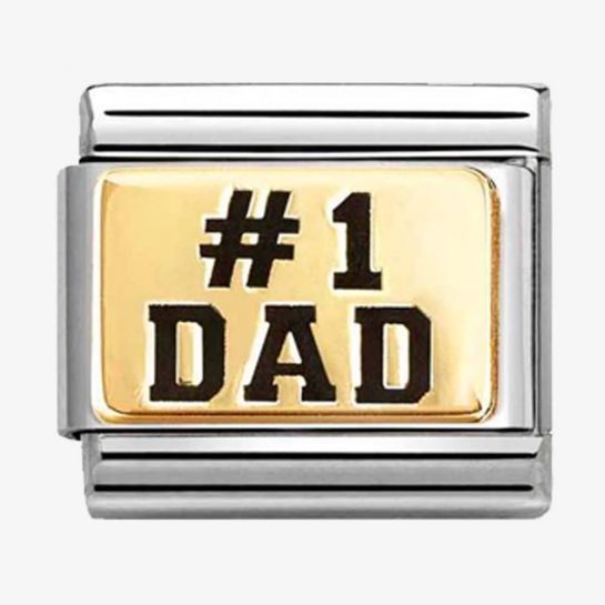 Nomination Classic Gold #1 Dad Charm