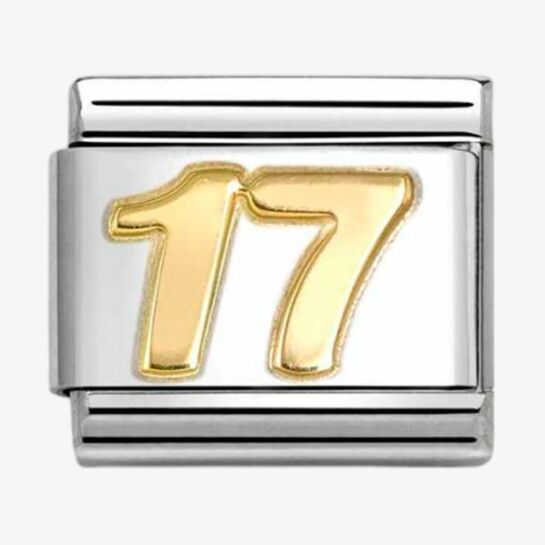 Nomination CLASSIC Gold Number 17 Charm