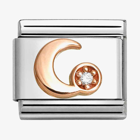 Nomination Rose Gold White Moon Charm