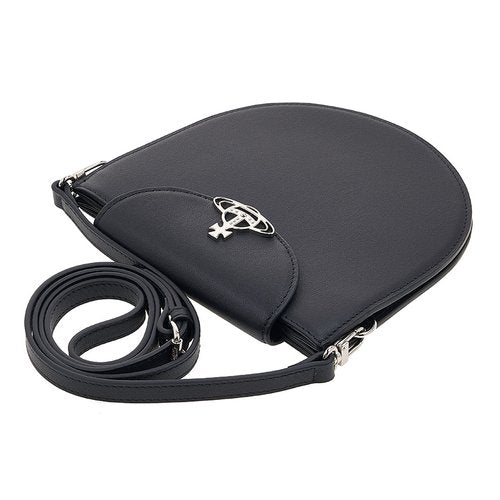 
                      
                        Vivienne Westwood Black Smooth Leather Crossbody Bag
                      
                    