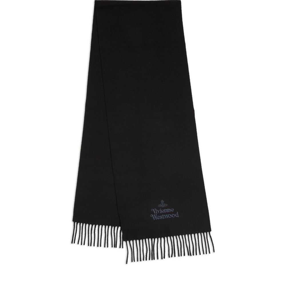 
                      
                        Vivienne Westwood Brand Embroidered Fringed Trim- Black
                      
                    