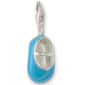 Thomas Sabo Blue Baby Shoe Pendant Charm