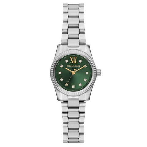 Michael Kors Lexington Silver Crystal Ladies Watch