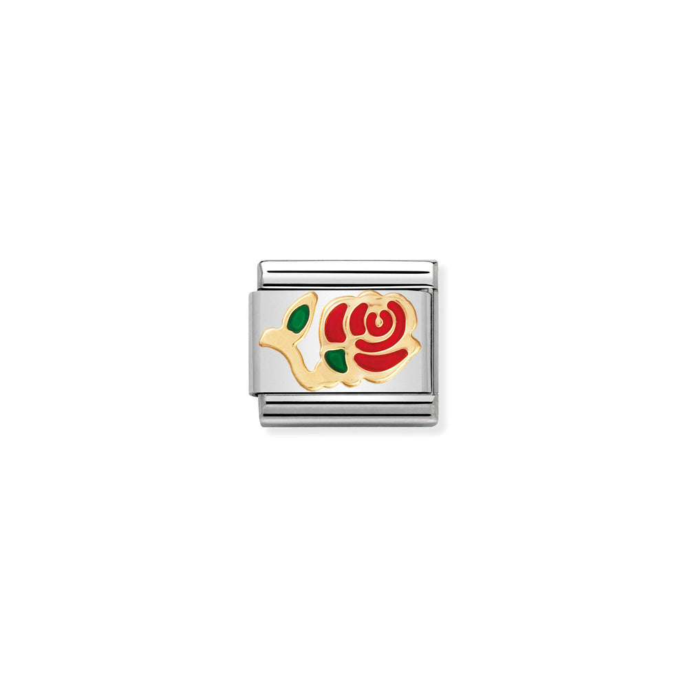 Nomination Classic Link Red Rose