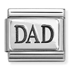 Nomination Classic Oxidised Silver Dad Charm