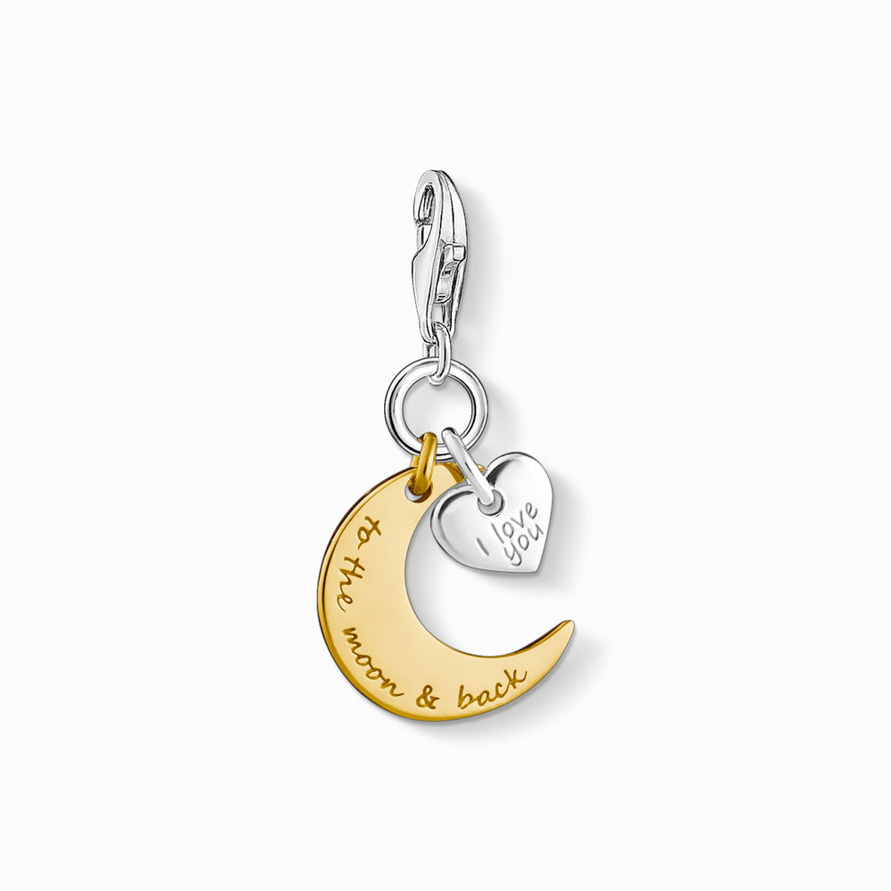 Thomas Sabo  I Love You To The Moon Pendant Charm