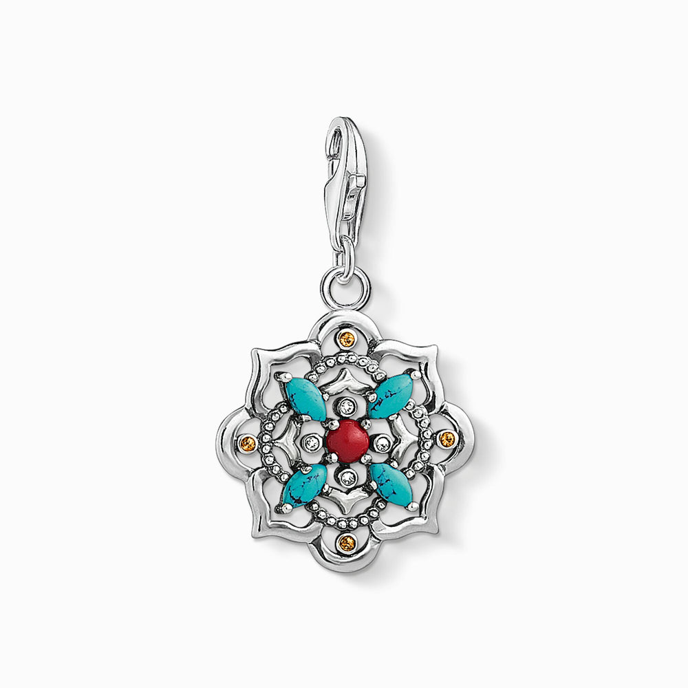 Thomas Sabo Ethnic Lotus Flower Charm Pendant