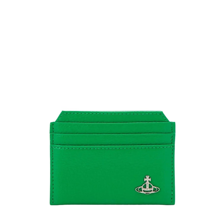 Vivienne Westwood Re-Vegan Slim Bright Green Card Holder
