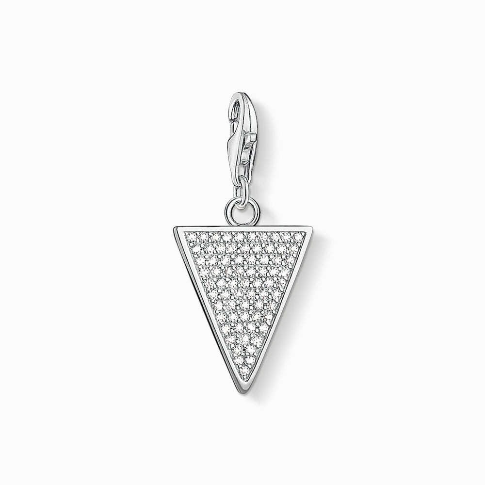 Thomas Sabo White Triangle Pendant Charm