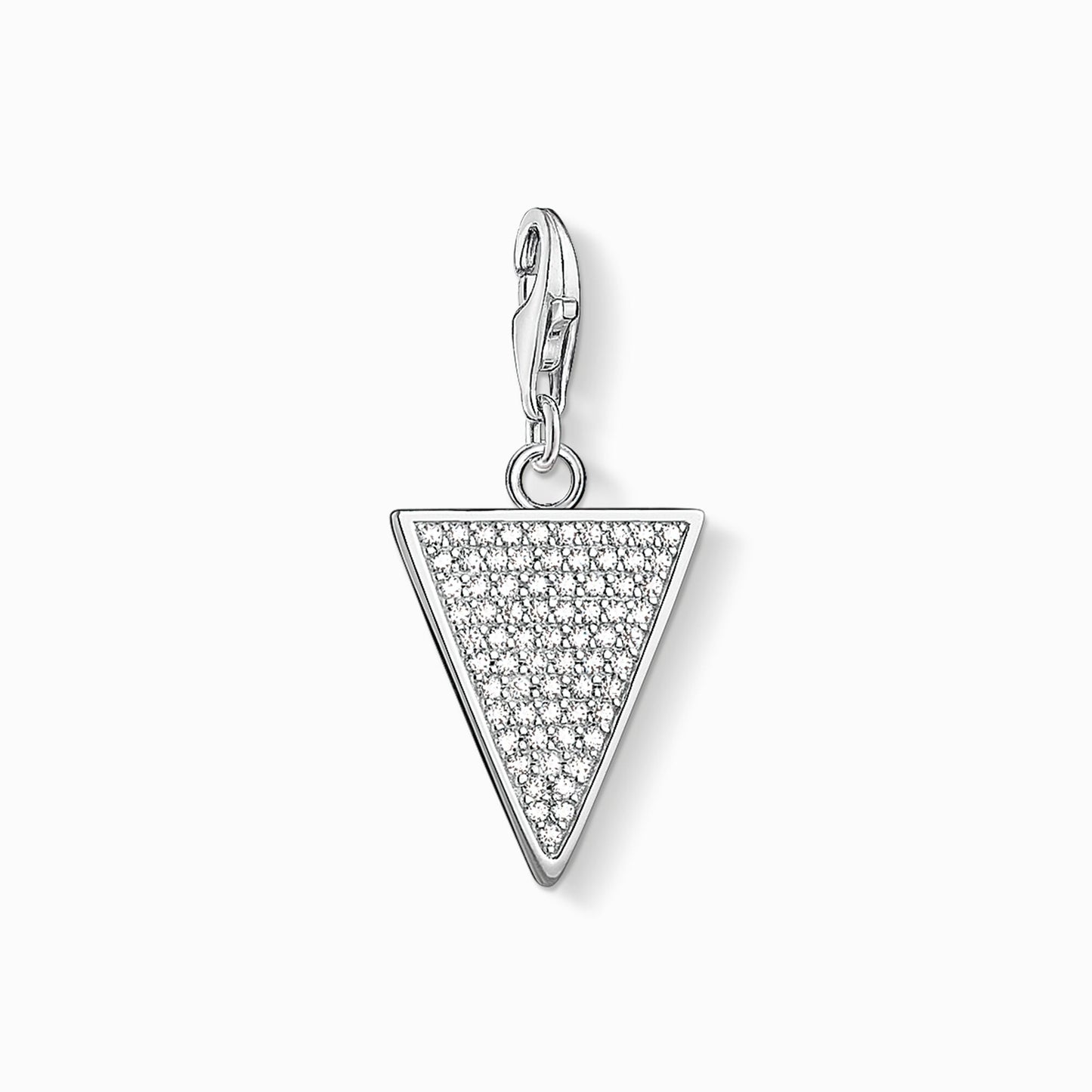 Thomas Sabo White Triangle Pendant Charm