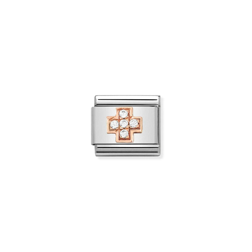 Nomination Classic Link Cross with CZ