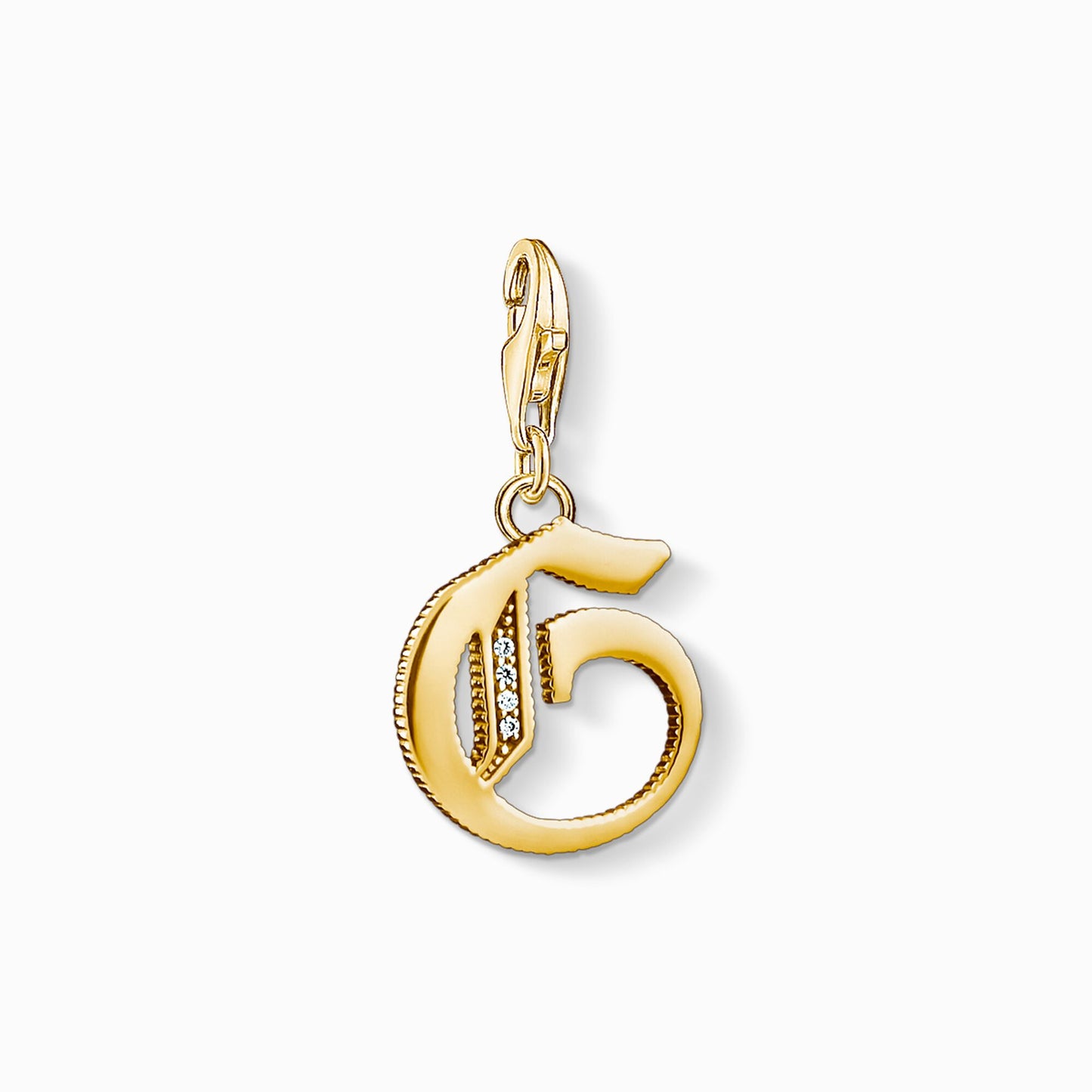 Thomas Sabo Gold Letter G Pendant Charm