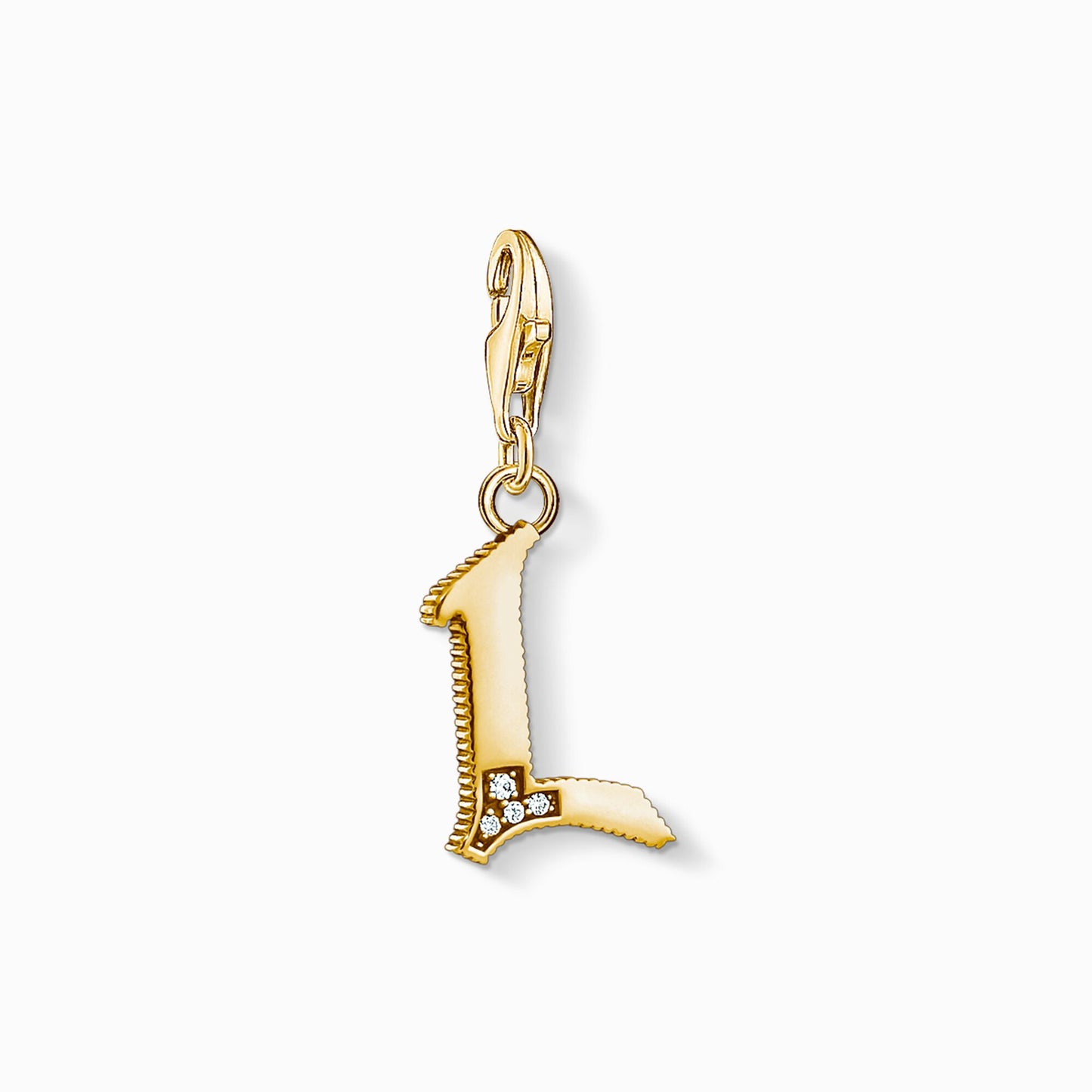 Thomas Sabo Gold L Letter  Pendant Charm