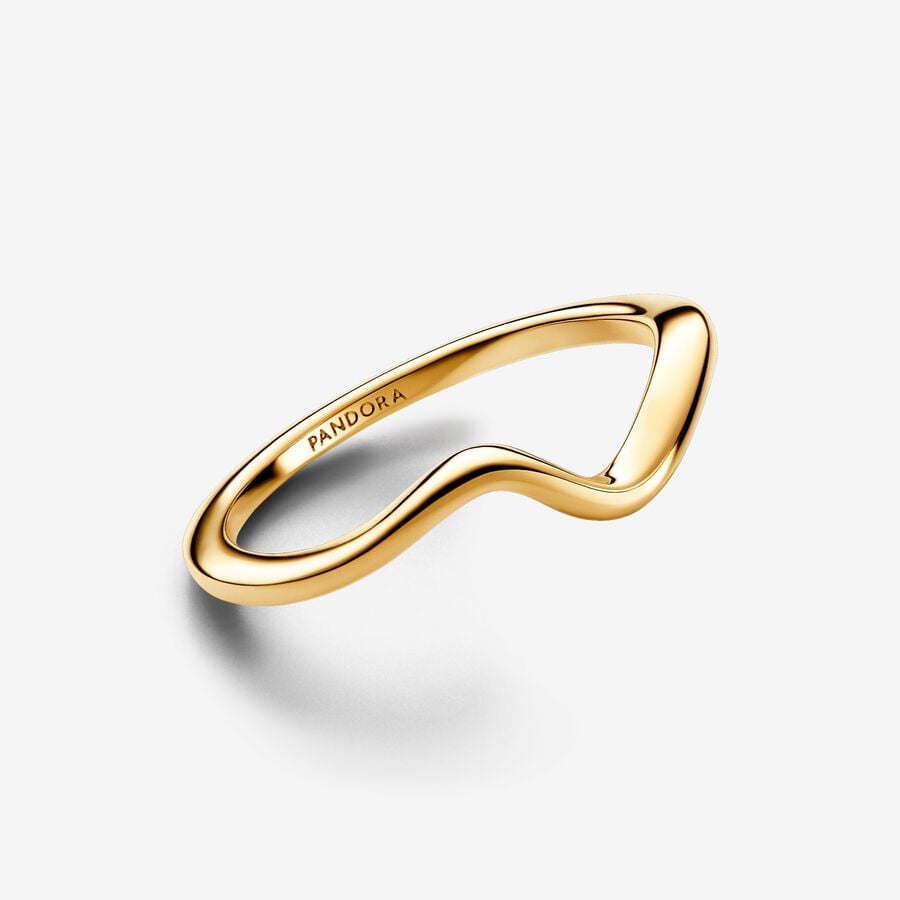 
                      
                        Pandora Polished Wave Ring
                      
                    