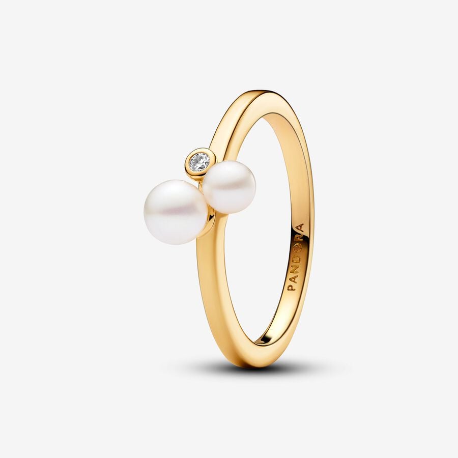 
                      
                        Pandora Duo Treated Freshwater Cultured Pearls Ring
                      
                    