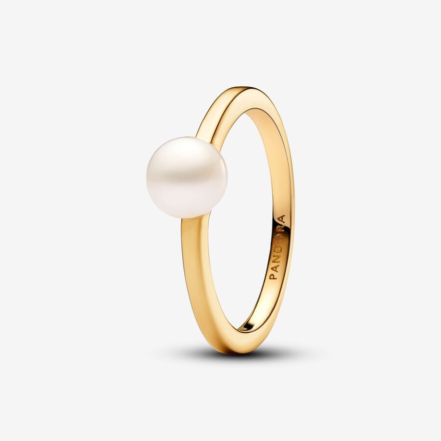 Pandora Treated Freshwater Cultured Pearl Ring