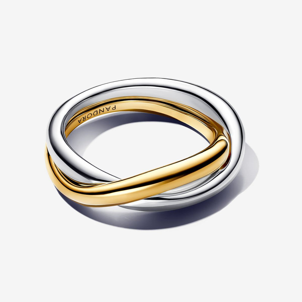 
                      
                        Pandora Essence Two-tone Entwined Bands Ring
                      
                    