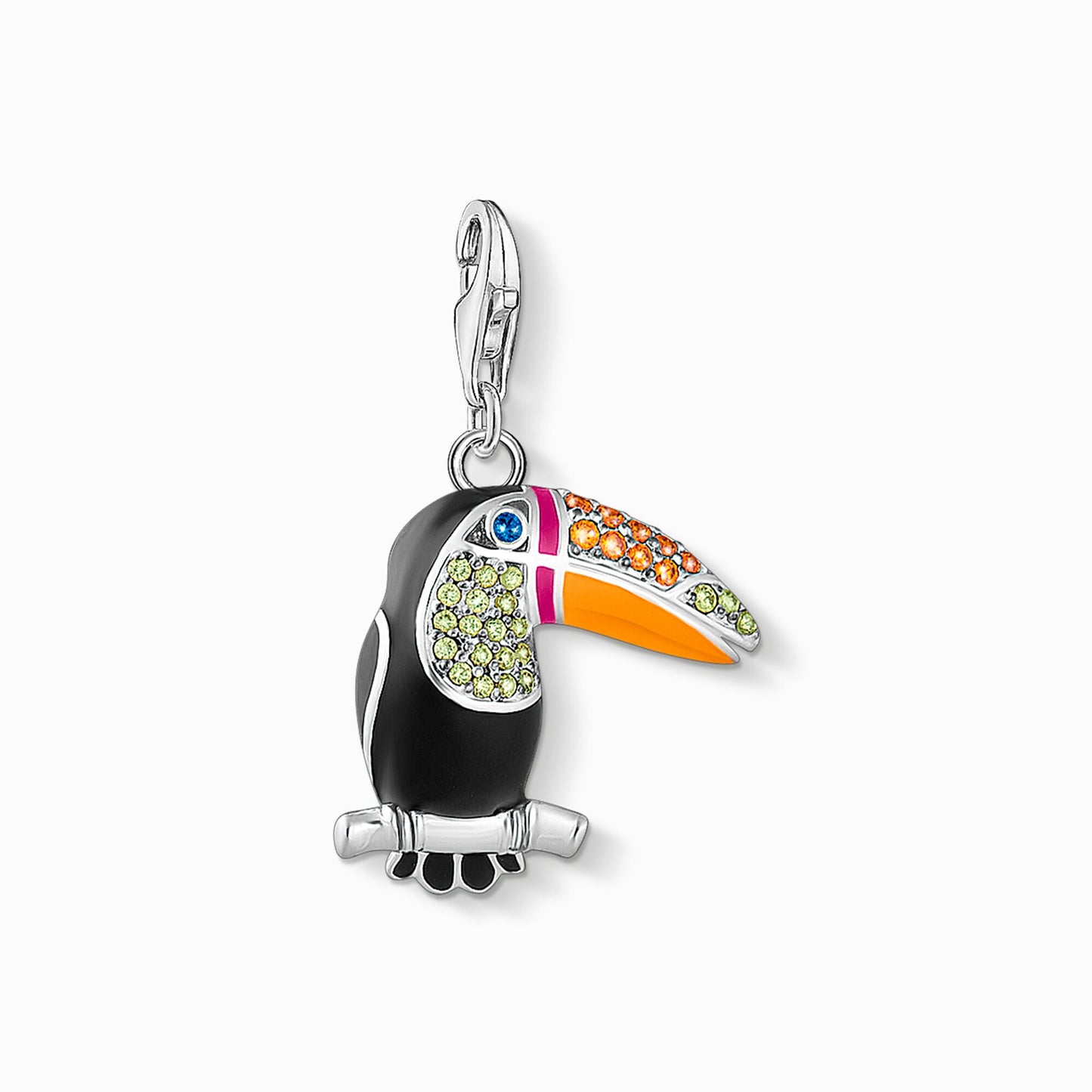 Load image into Gallery viewer, Thomas Sabo Charm pendant colourful toucan silver
