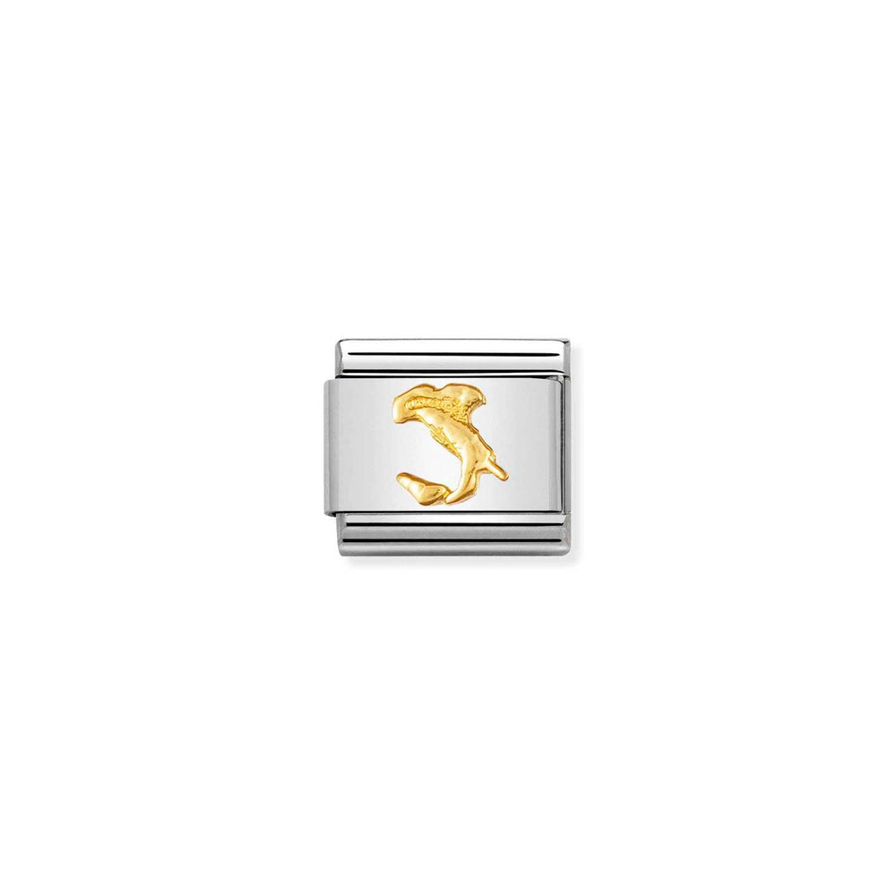 Nomination Classic Link with Italy Country Symbol in Yellow Gold Tone