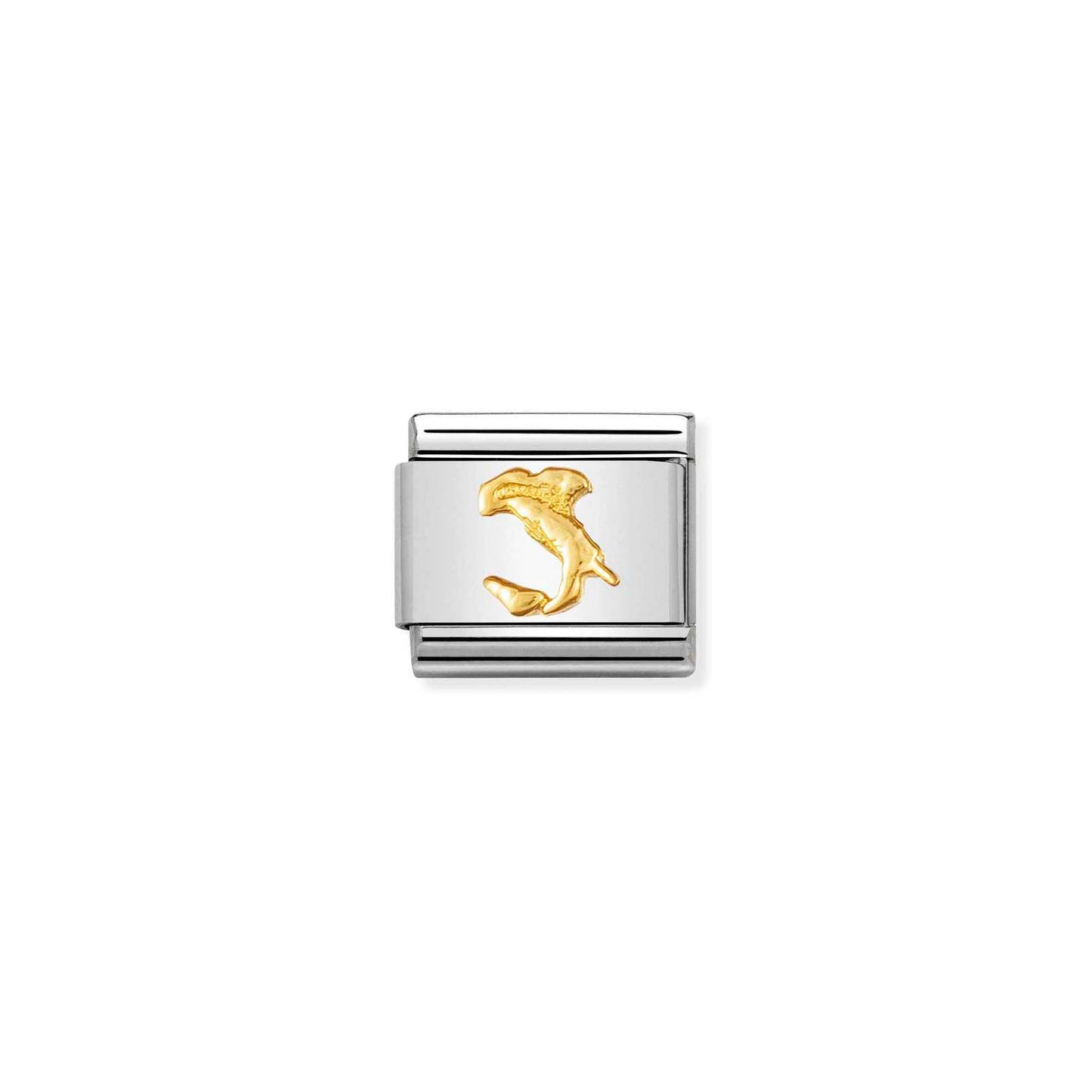 Nomination Classic Link with Italy Country Symbol in Yellow Gold Tone