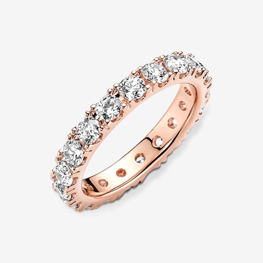 
                      
                        Pandora Sparkling Row Eternity Ring-Rose
                      
                    