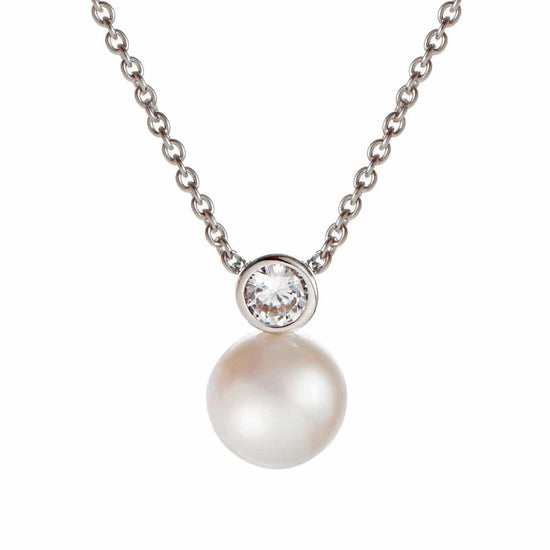 Jersey Pearl Chic Freshwater Pearl Pendant in White