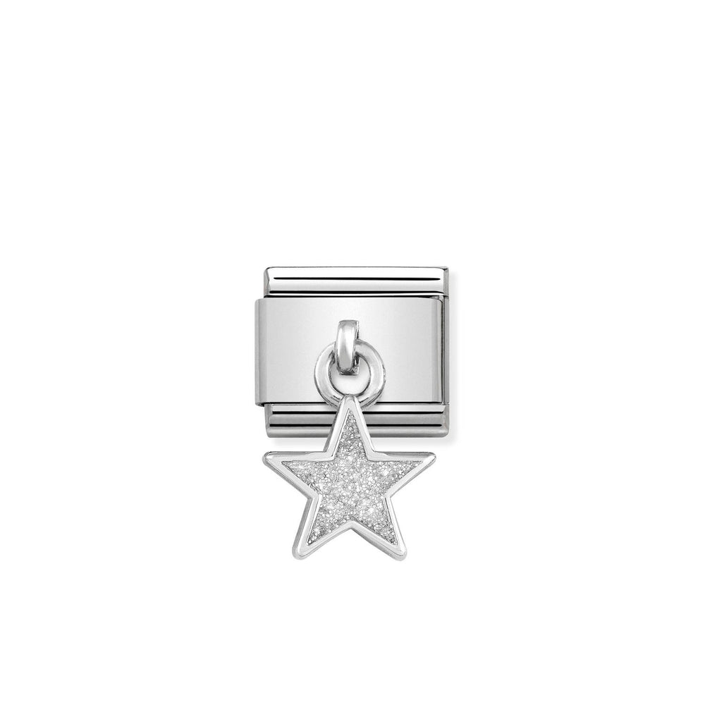 Nomination Glitter Star Dangle Charm