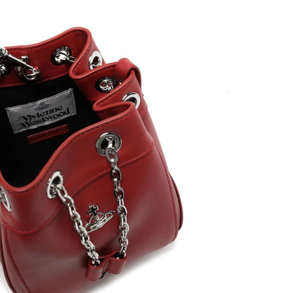 
                      
                        Vivienne Westwood Chrissy Small Bucket Bag, Red
                      
                    