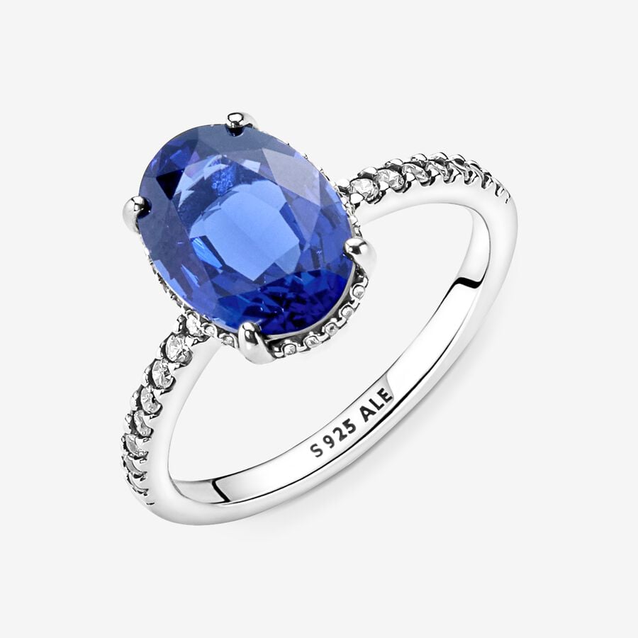 
                      
                        Pandora Sparkling Statement Halo Ring
                      
                    