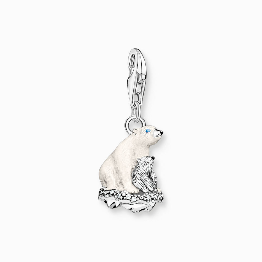 Thomas Sabo Ice Bears Silver Pendant Charm