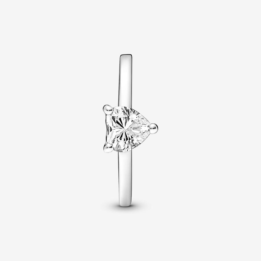 
                      
                        Pandora Sparkling Heart Solitaire Ring
                      
                    