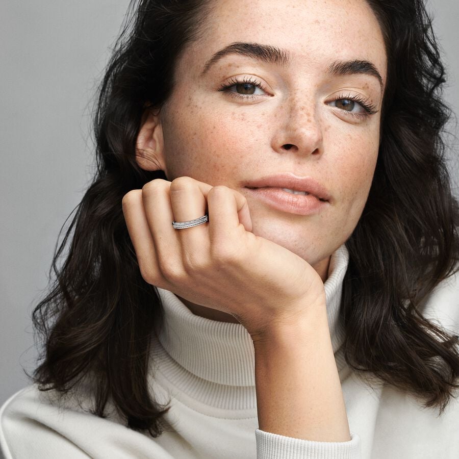 
                      
                        PANDORA Signature I-D Pavé Ring
                      
                    