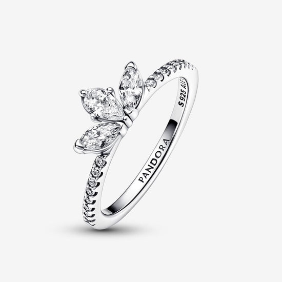 Pandora Sparkling Herbarium Cluster Ring