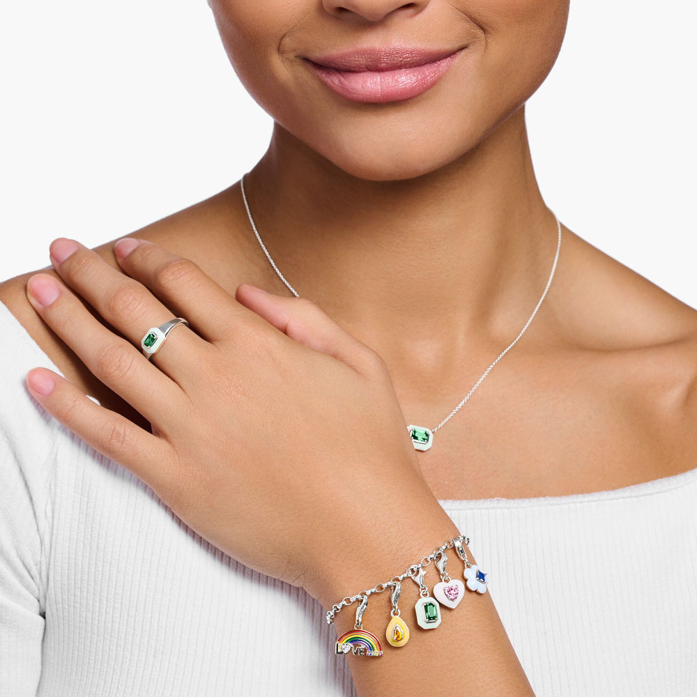 
                      
                        Thomas Sabo Charm pendant colourful rainbow silver
                      
                    