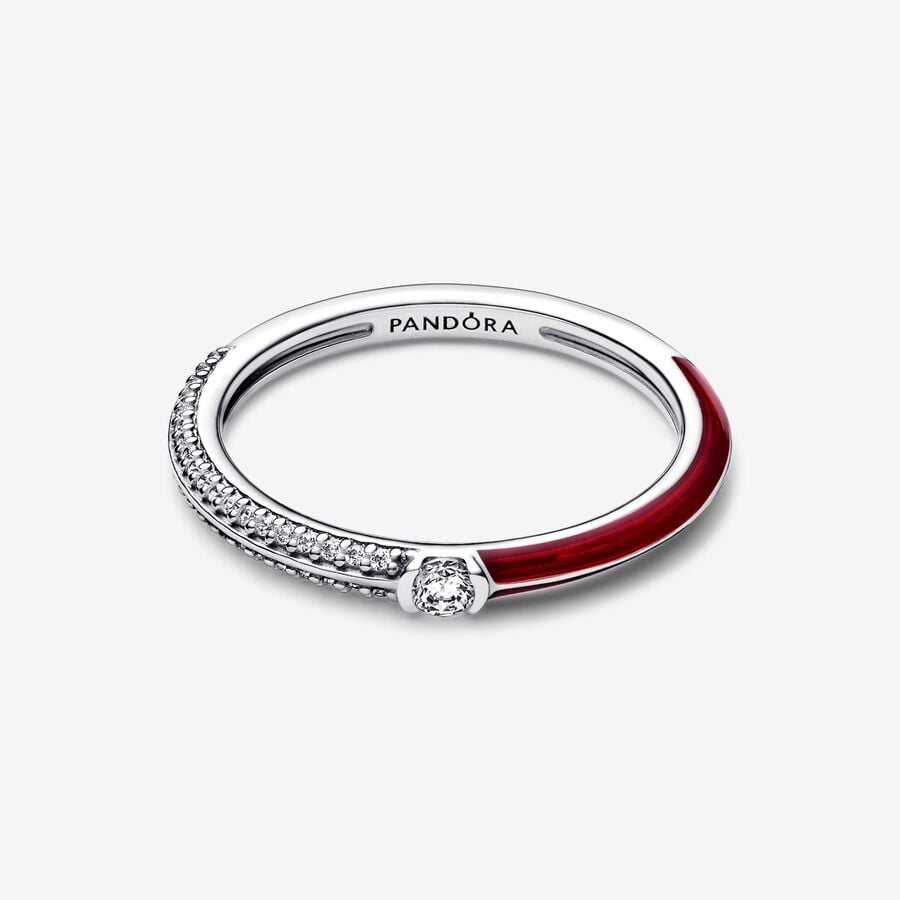 Pandora ME Pavé Red Dual Ring – Coe Stores
