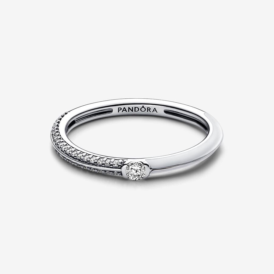 
                      
                        Pandora ME Pavé & White Dual Ring
                      
                    