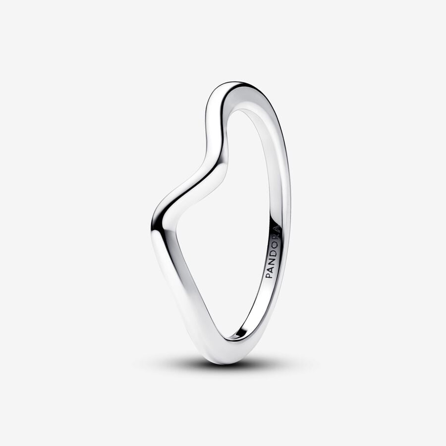 
                      
                        Pandora Polished Wave Ring
                      
                    