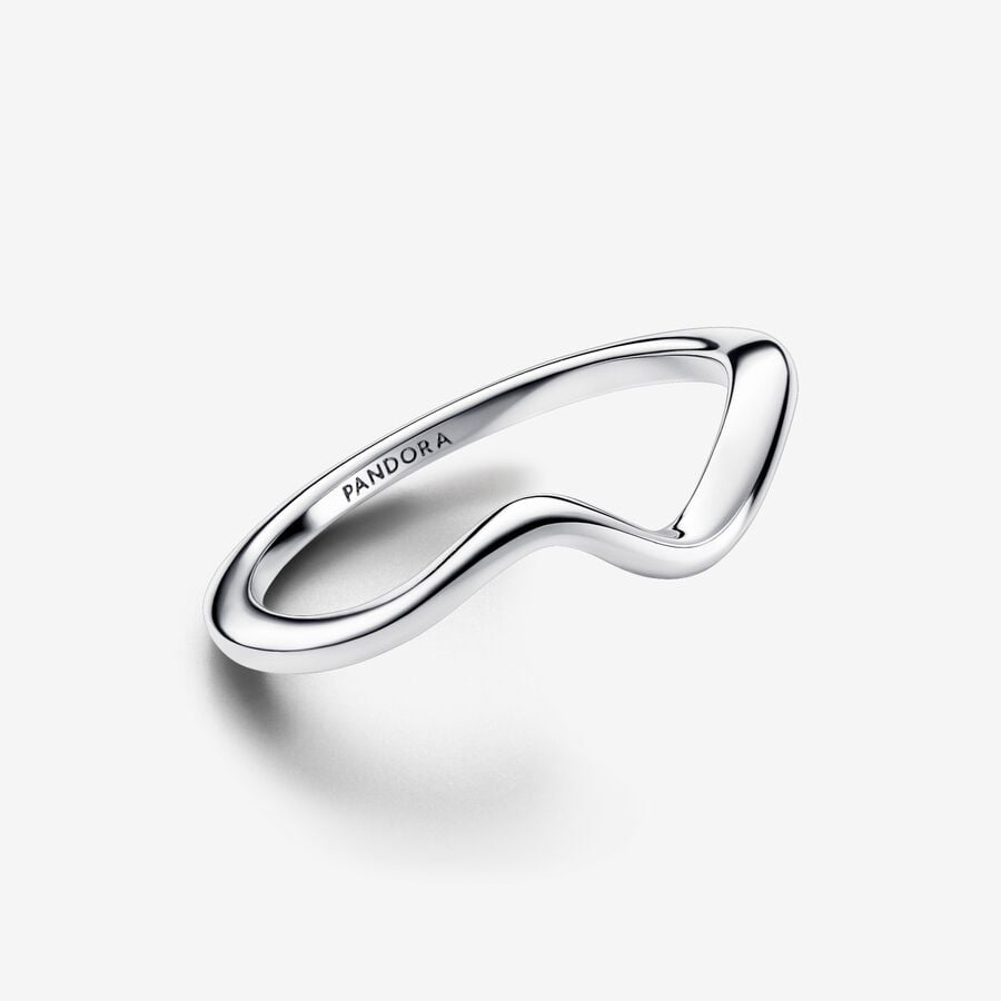 
                      
                        Pandora Polished Wave Ring
                      
                    