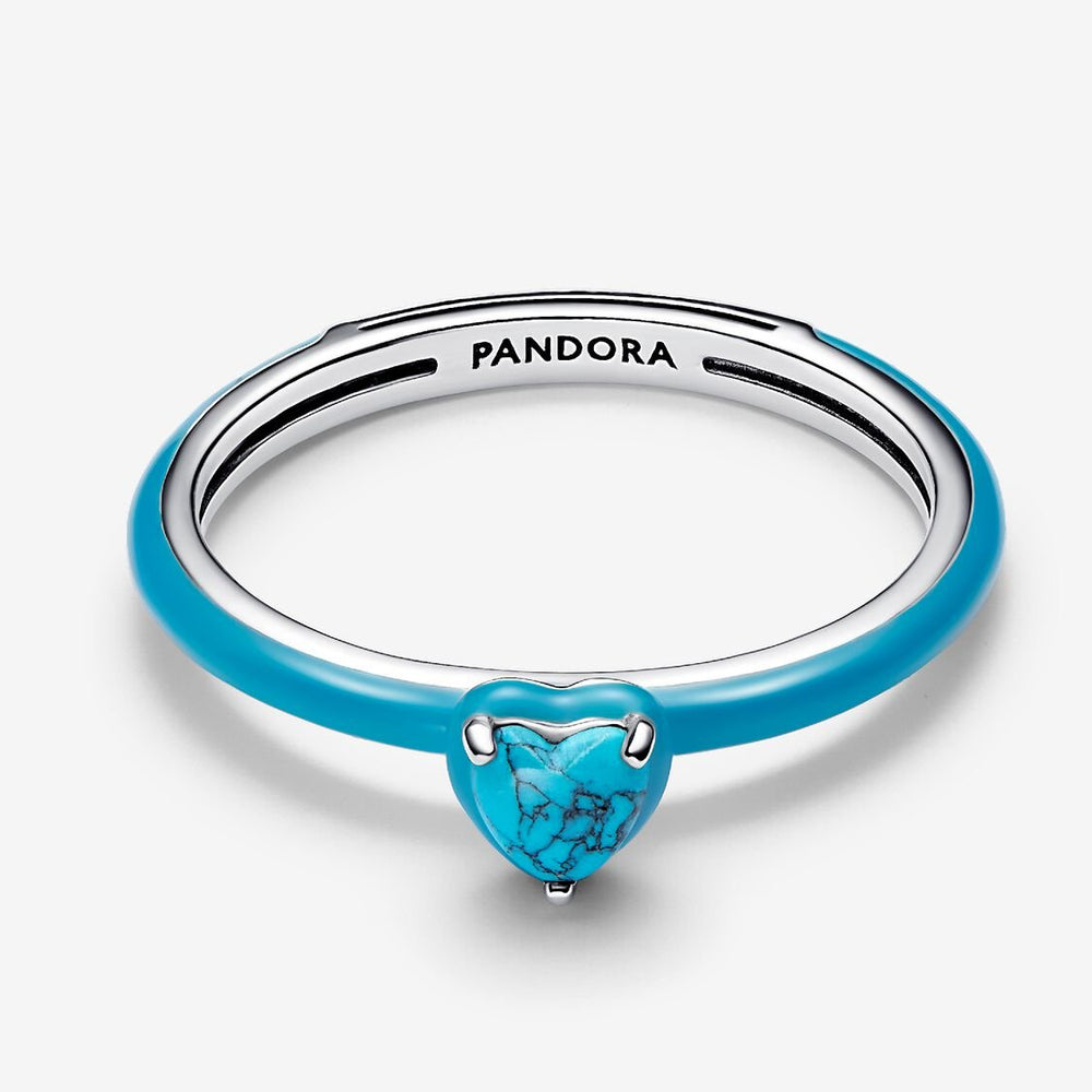 
                      
                        Pandora ME Turquoise-coloured Heart Stone Ring
                      
                    