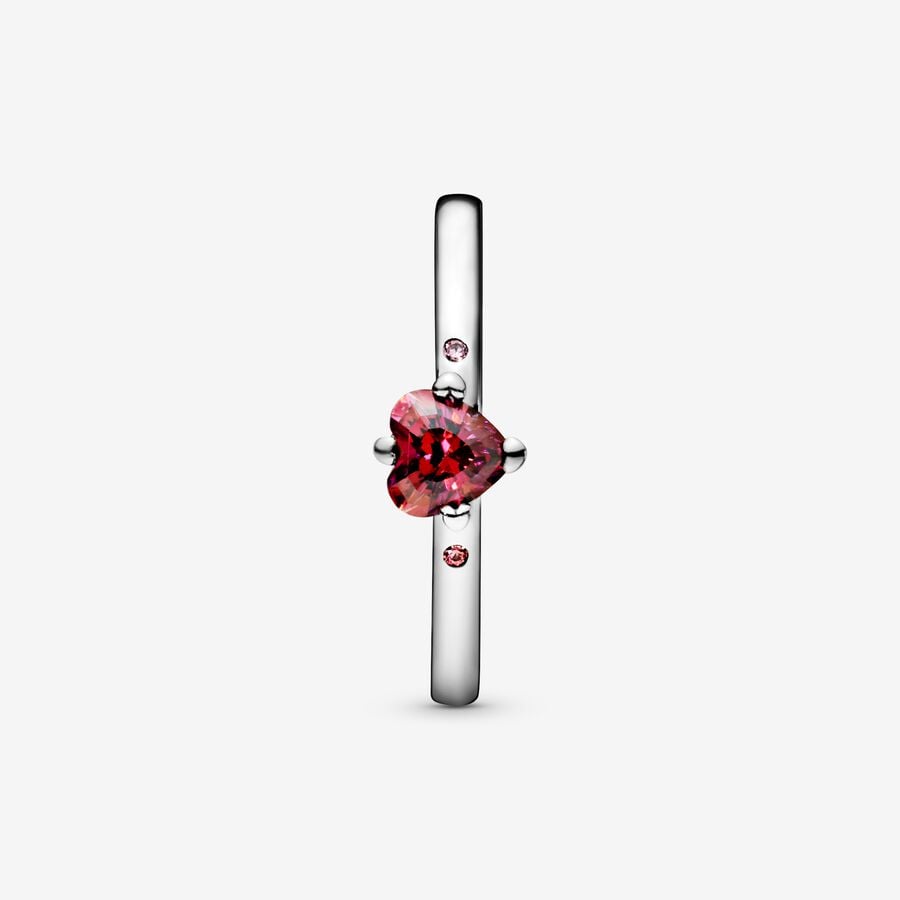 
                      
                        Pandora Sparkling Red Heart Ring
                      
                    