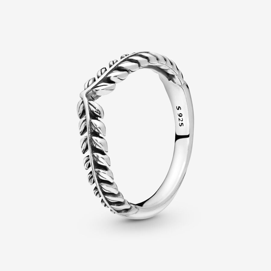 Pandora Wheat Grains Wishbone Ring