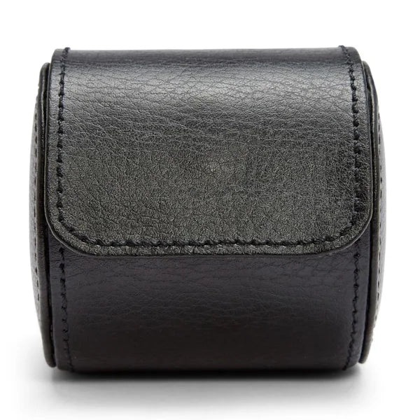 Wolf British Single Watch Roll - Black
