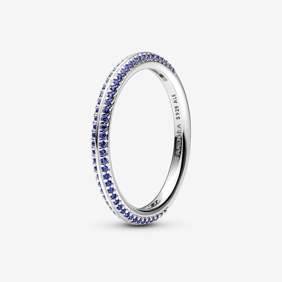 Pandora ME Blue Pavé Ring