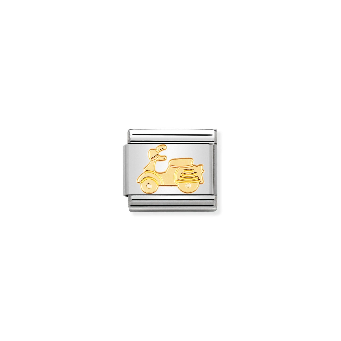Nomination Classic Gold Mobility Scooter Charm Link