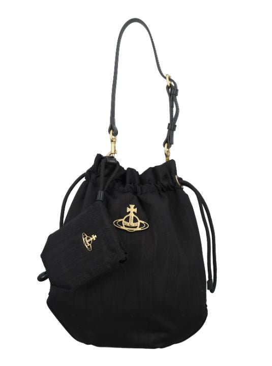 
                      
                        Vivienne Westwood Vivienne Westwood Moire Drawstring Shoulder Bag
                      
                    