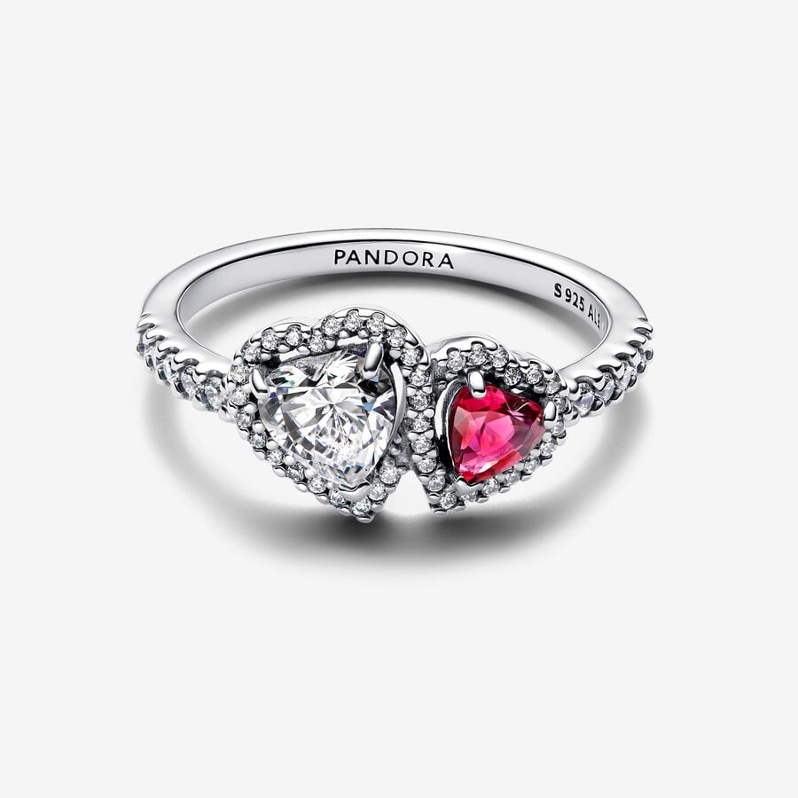 
                      
                        Pandora Halo Hearts Ring
                      
                    