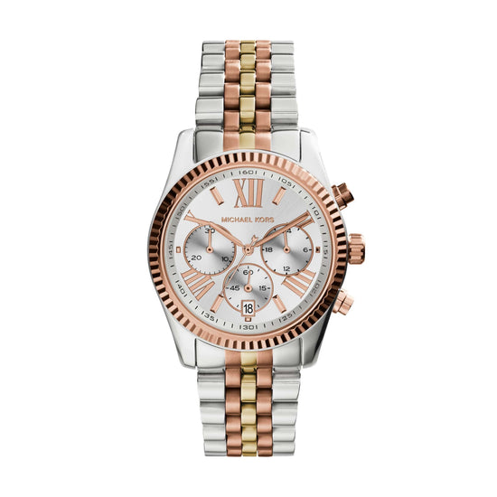 Michael Kors Lexington Tri-Tone Ladies Watch