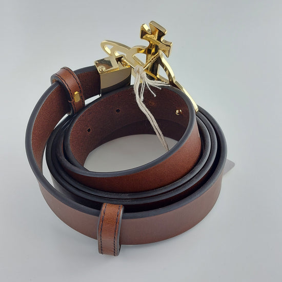 Vivienne Westwood Large Brown Leather Belt