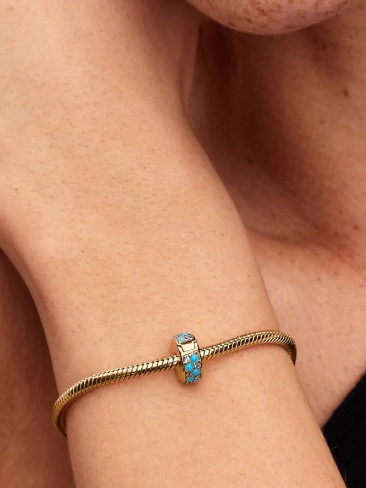 Pandora Aqua Blue Clip Charm
