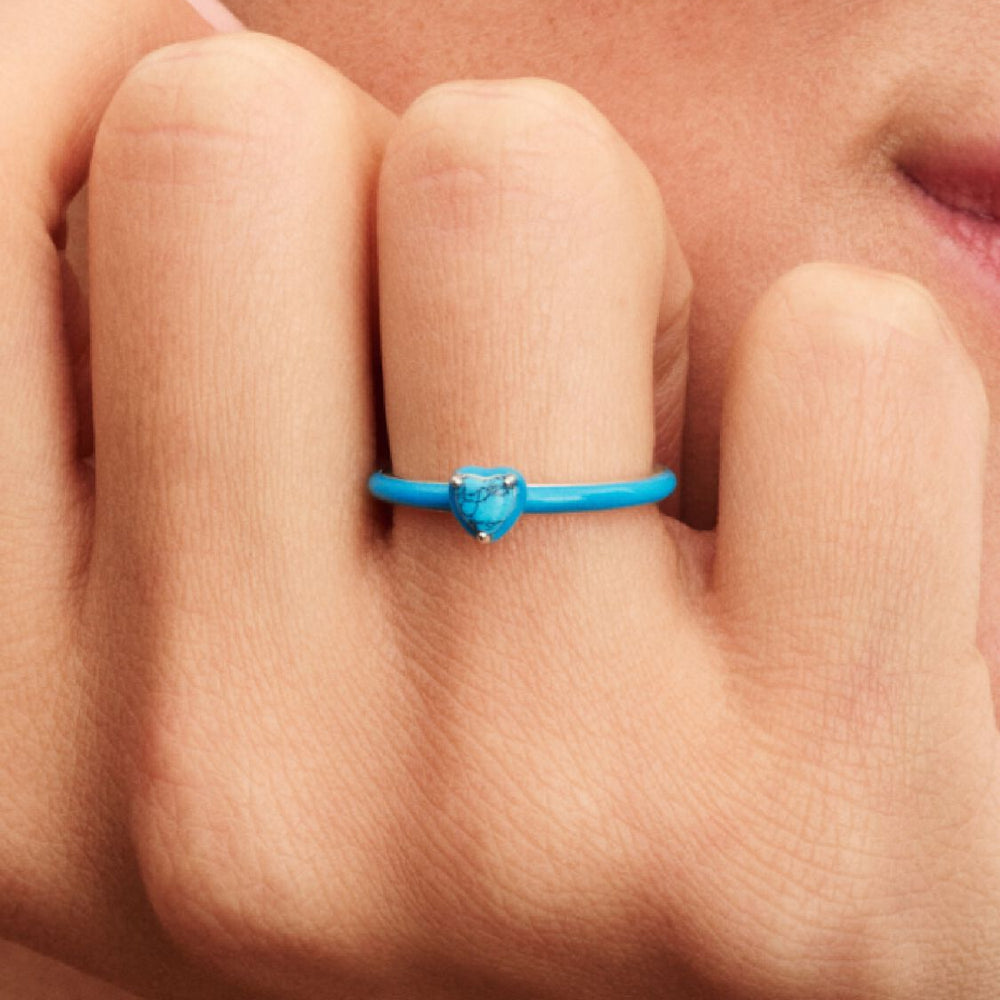 
                      
                        Pandora ME Turquoise-coloured Heart Stone Ring
                      
                    